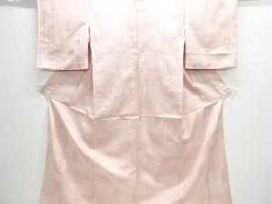 抽象模様織り出し西陣お召単衣着物